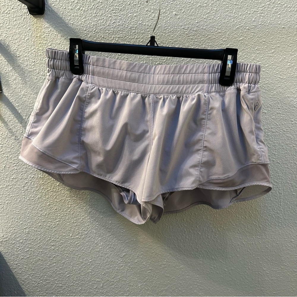 Lululemon athletica Light Blue Hotty Hot Shorts Size 14